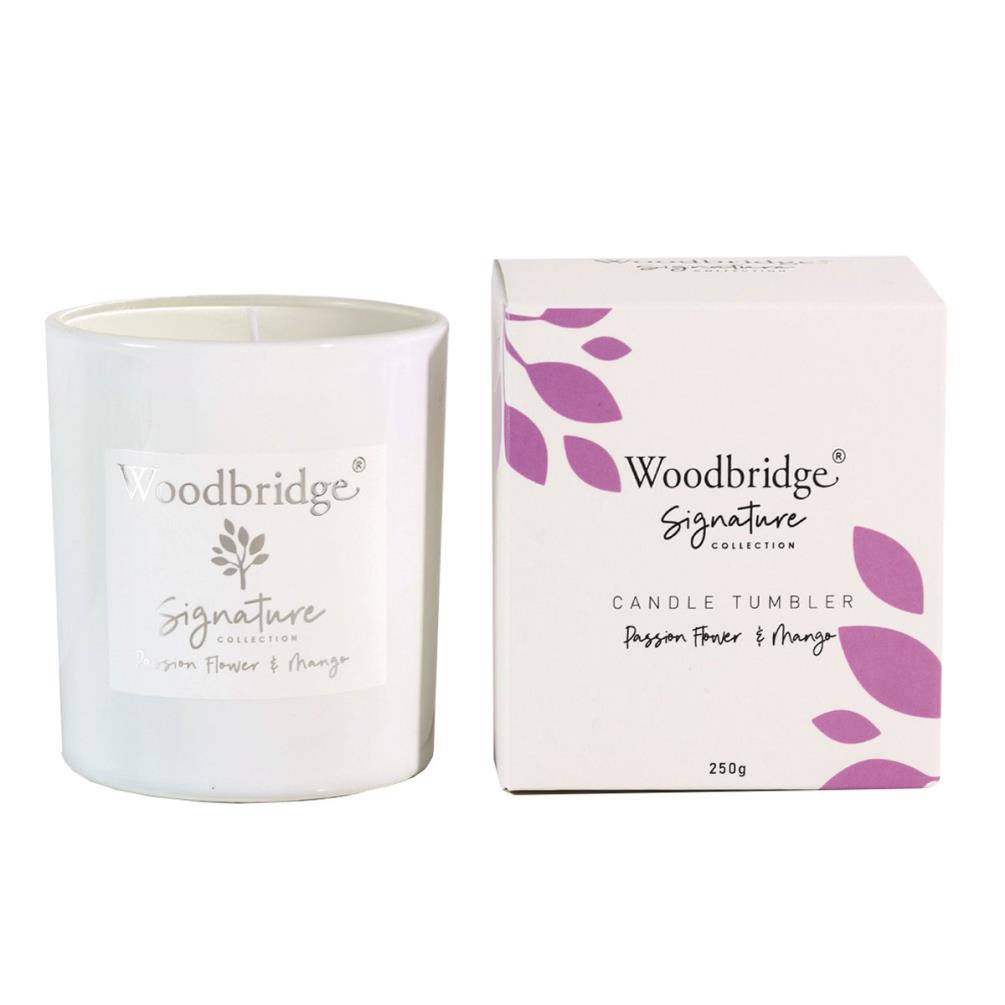 Woodbridge Passion Flower & Mango Boxed Tumbler Candle £8.99